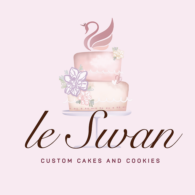 Le Swan Custom Cakes & Cookies logo