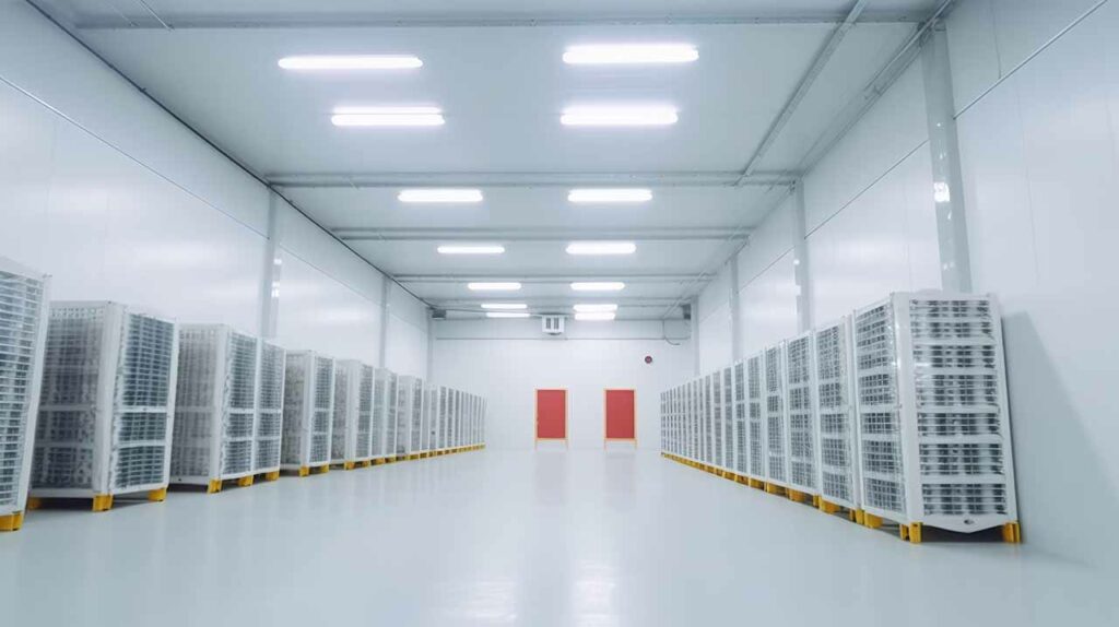This is a picture of a cold storage facility